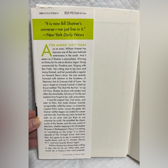 Up till Now FIRST EDITION Book William Shatner  w/ David Fisher AutoBiography - Picture 3 of 8